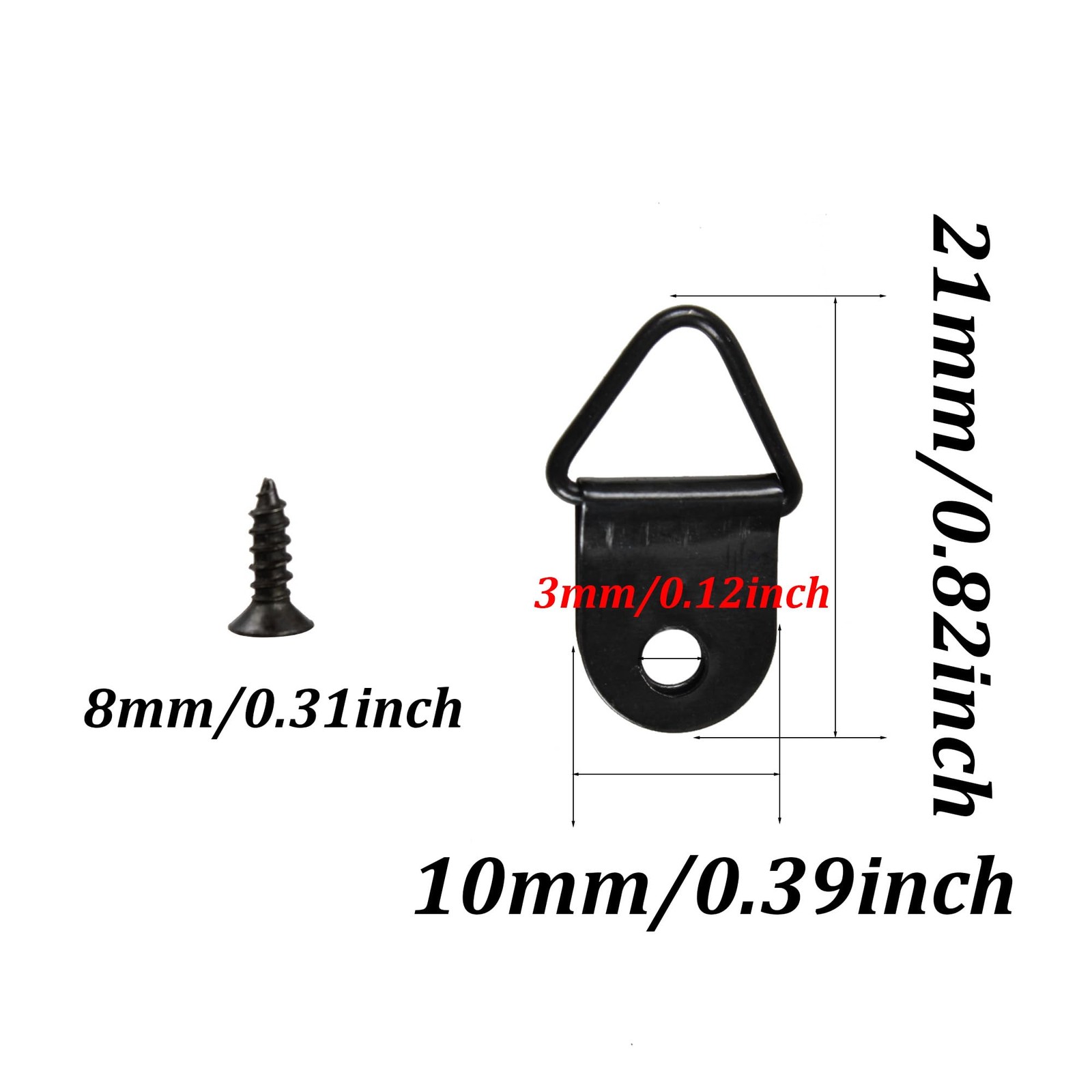 Triangle D Ring Picture Hangers Frame Hanging Hardware