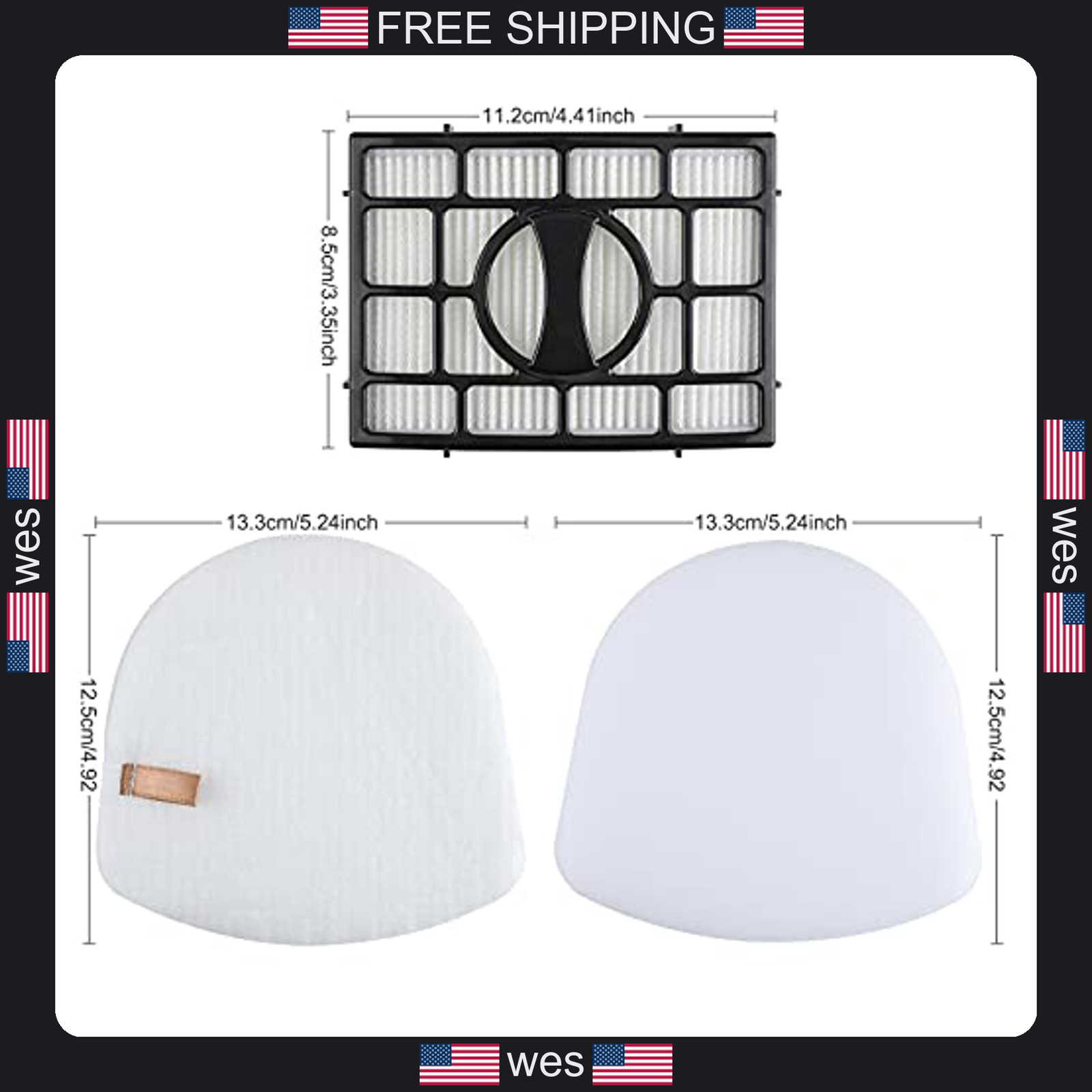 Shark vacuum filter replacement for ZU560 ZU561 ZU562 UV650 UV725 ZU660 CU530