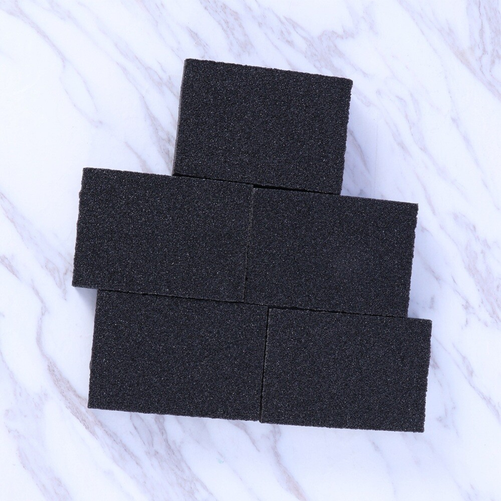5PCS melamine sponge foam pads sanding sponge kitchen cleaning sponge Black