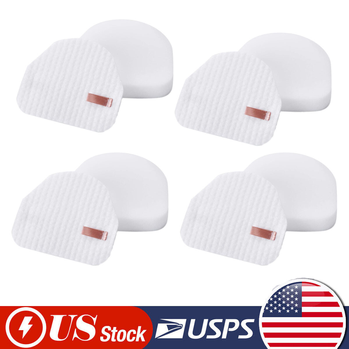 4 Pack Filter Replacement for Shark DuoClean Slim NV202, NV200 NV200C