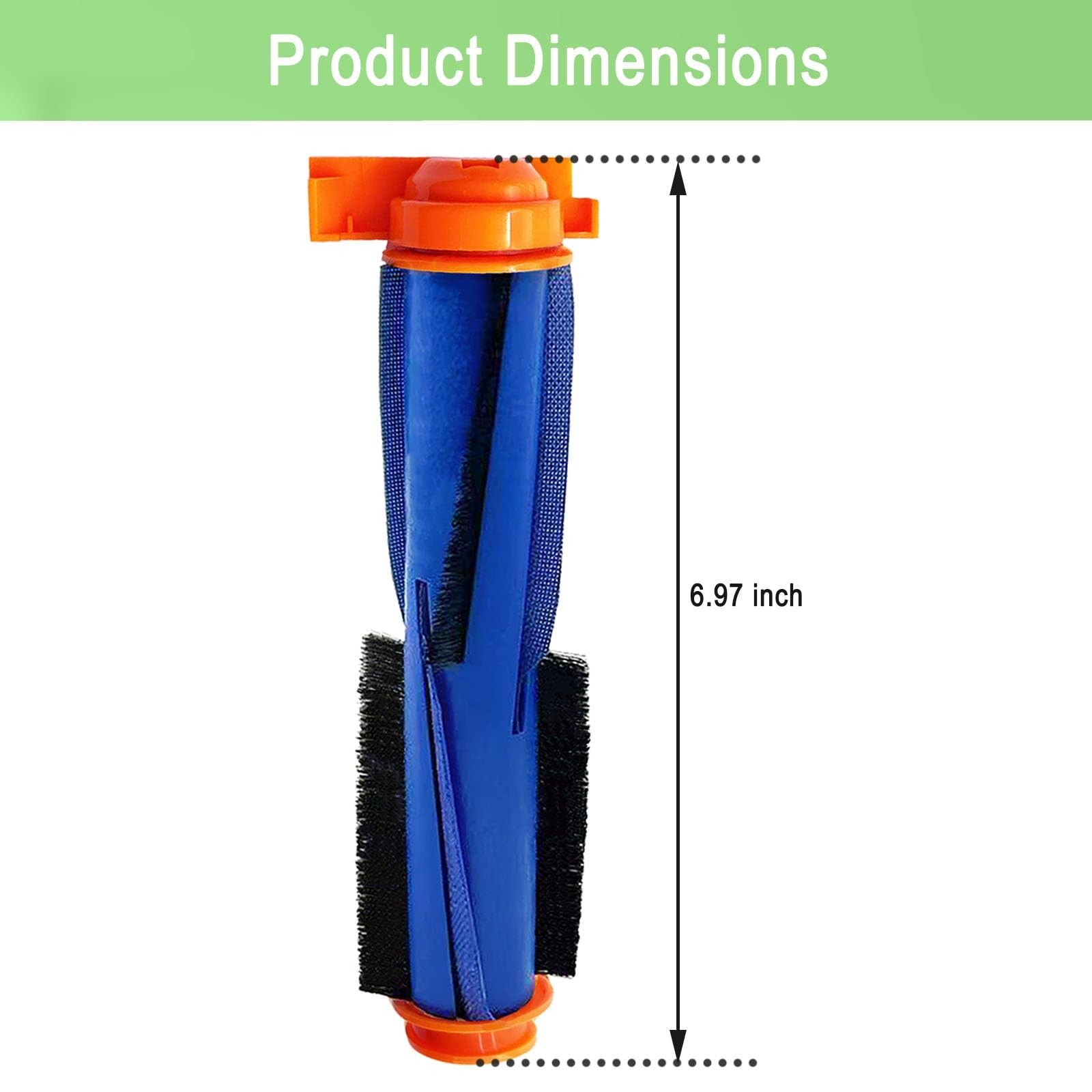 4 Pack Main Brush Replacement for Shark AI Ultra 2-in-1 Robot Vacuum Parts