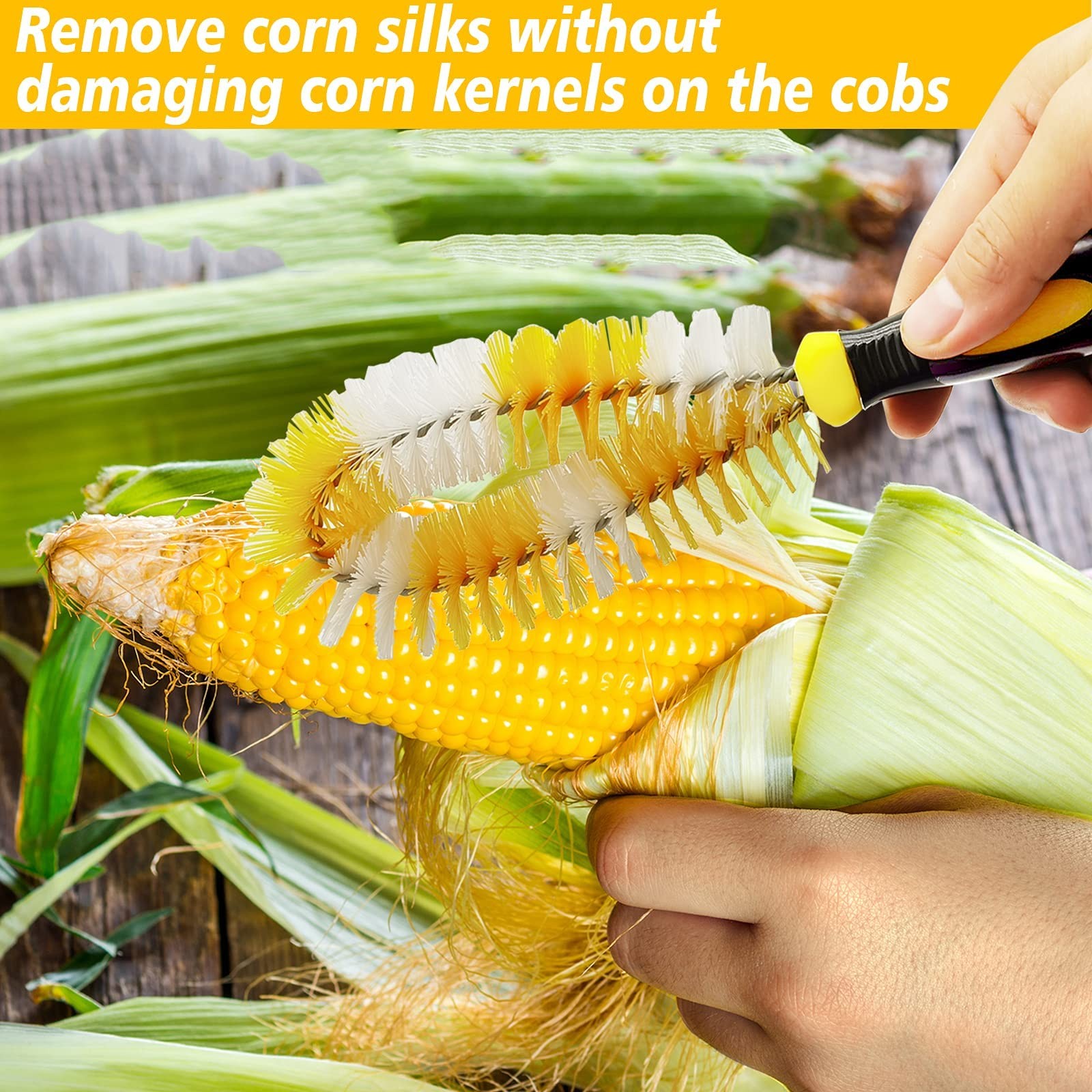 Corn Silk Brush Remover Corn Silk Remover Brush Silking Silker Remove Fruit a…
