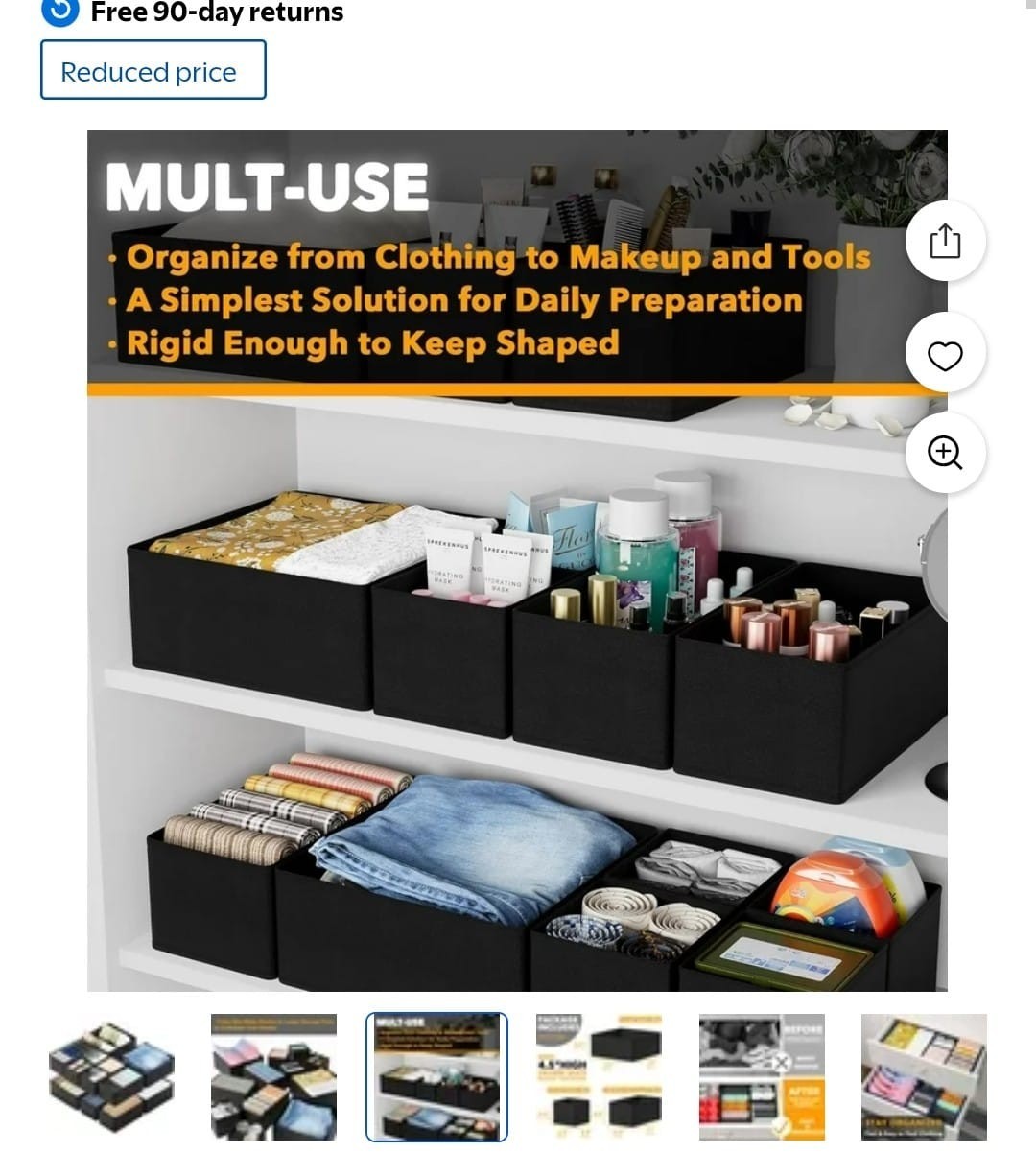 Zhijybo 12 Pack Drawer Organizer