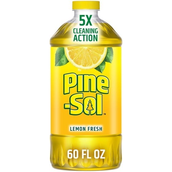 Pine-Sol Multi-Surface Floor Cleaner, Lemon Fresh, 60 Fluid Ounces