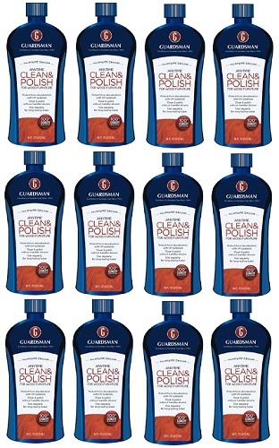 Guardsman Products 461500 16 oz Liquid Revitalizing Wood Polish Cream – 12 Pack