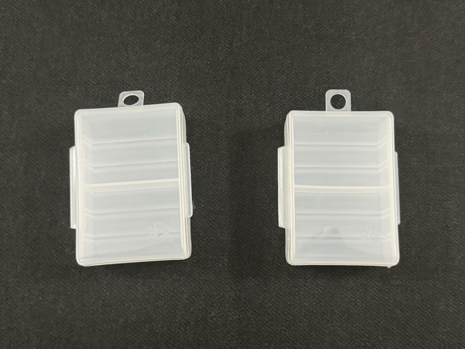 Triple AAA Battery Storage Box Case Holder in Clearview Color 12 Slot, 2QTY Set