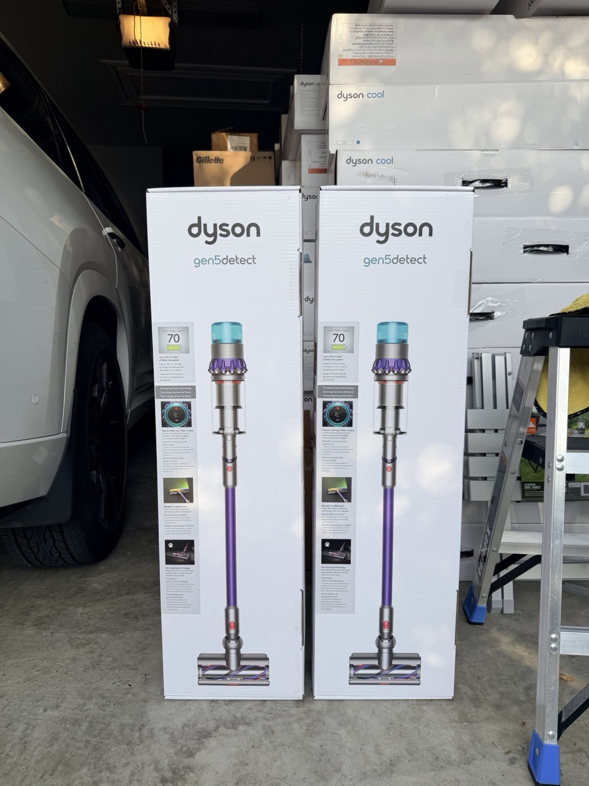 Dyson Gen5detect SV23 Cordless Vacuum Purple NEW Factory Sealed Brown Box