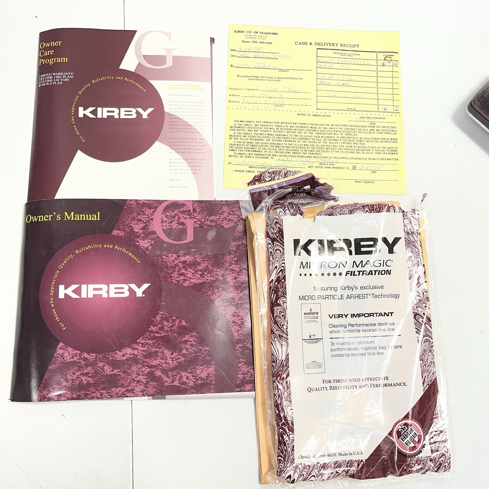 Kirby G5 Vacuum Cleaner Vintage – Has Attachments and Shampooer – Works