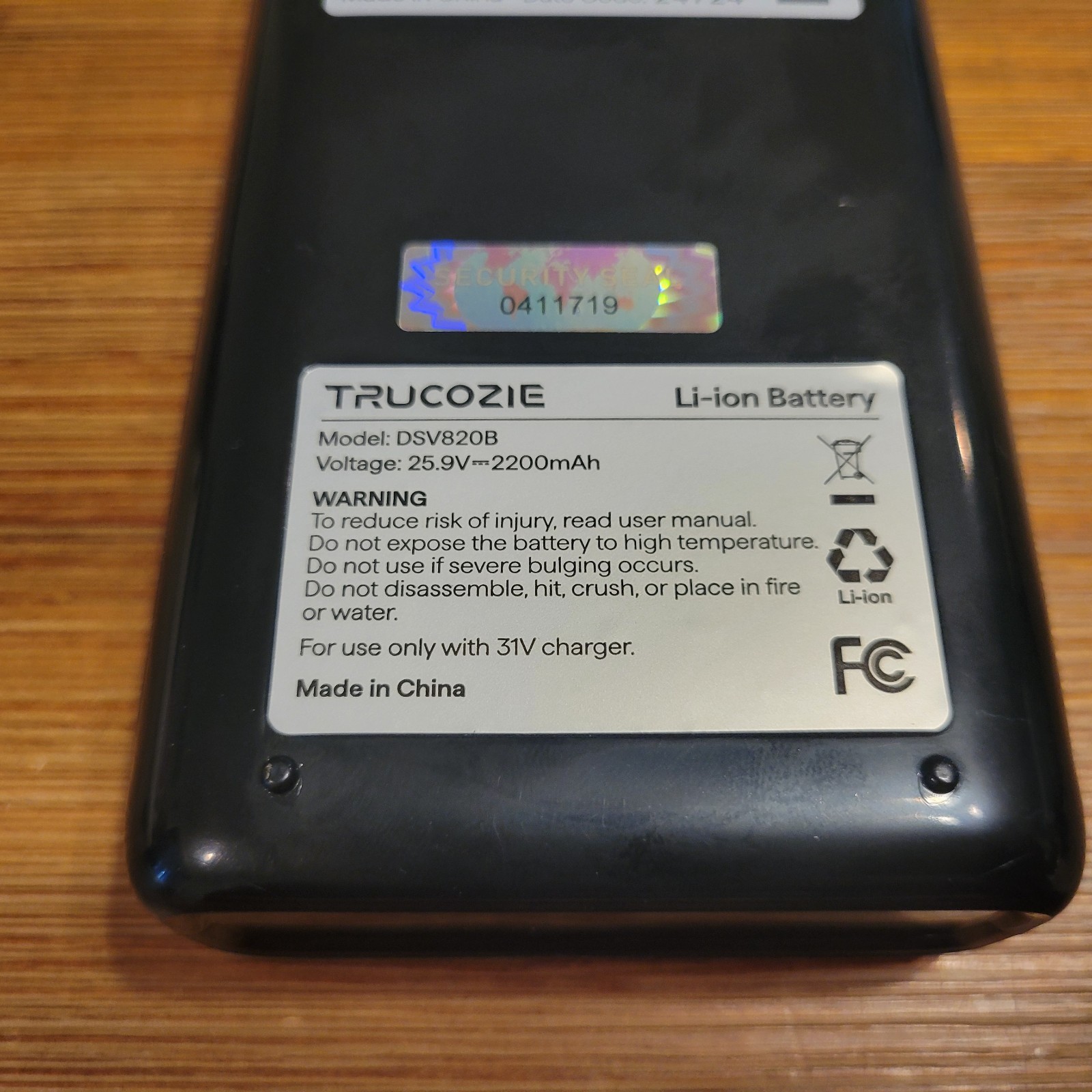 Trucozie T351 Cordless Vacuum Cleaner Battery Pack ONLY Replacement Part