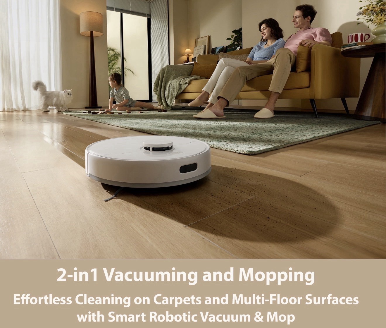 Dreame GoVac 200L Robot Vacuum & Mop 13,000Pa App Control Smart Mapping WiFi