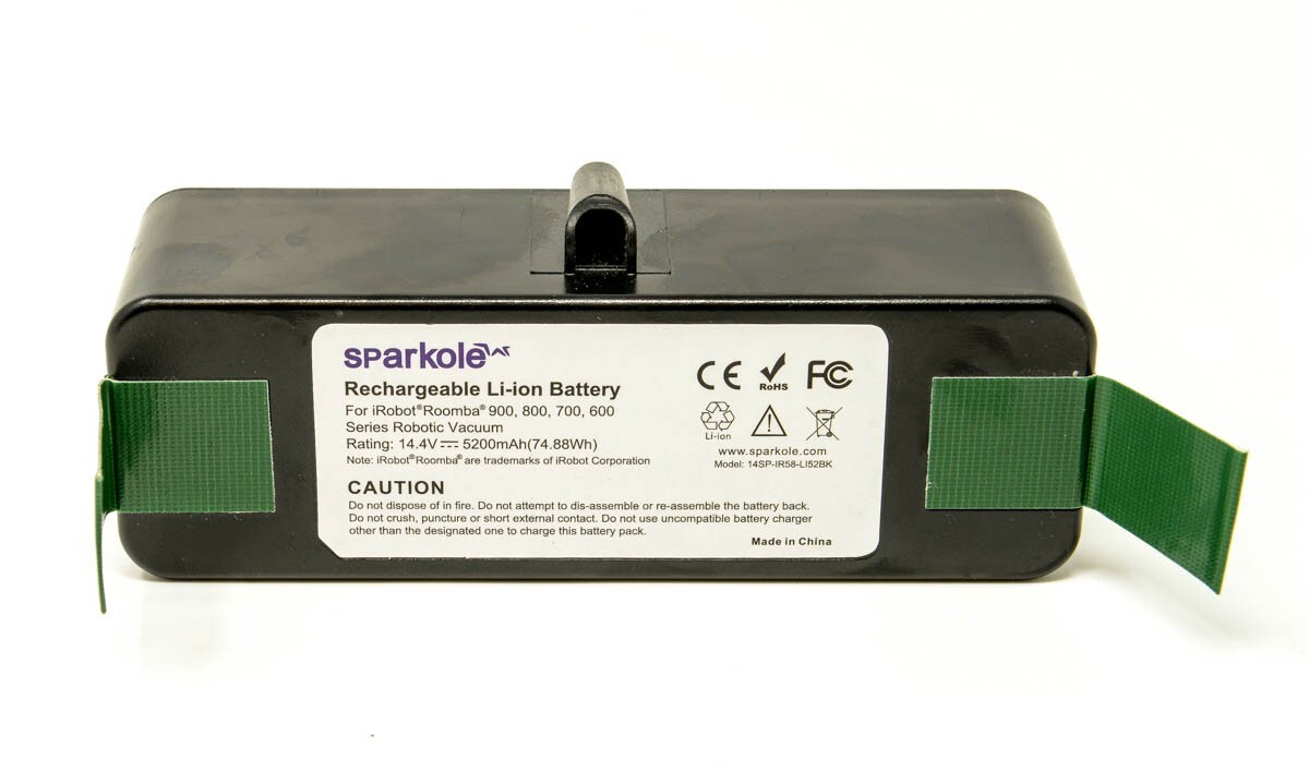 SPARKOLE 14.4V 5200mAh Lithium Ion Battery Compatible with iRobot Roomba