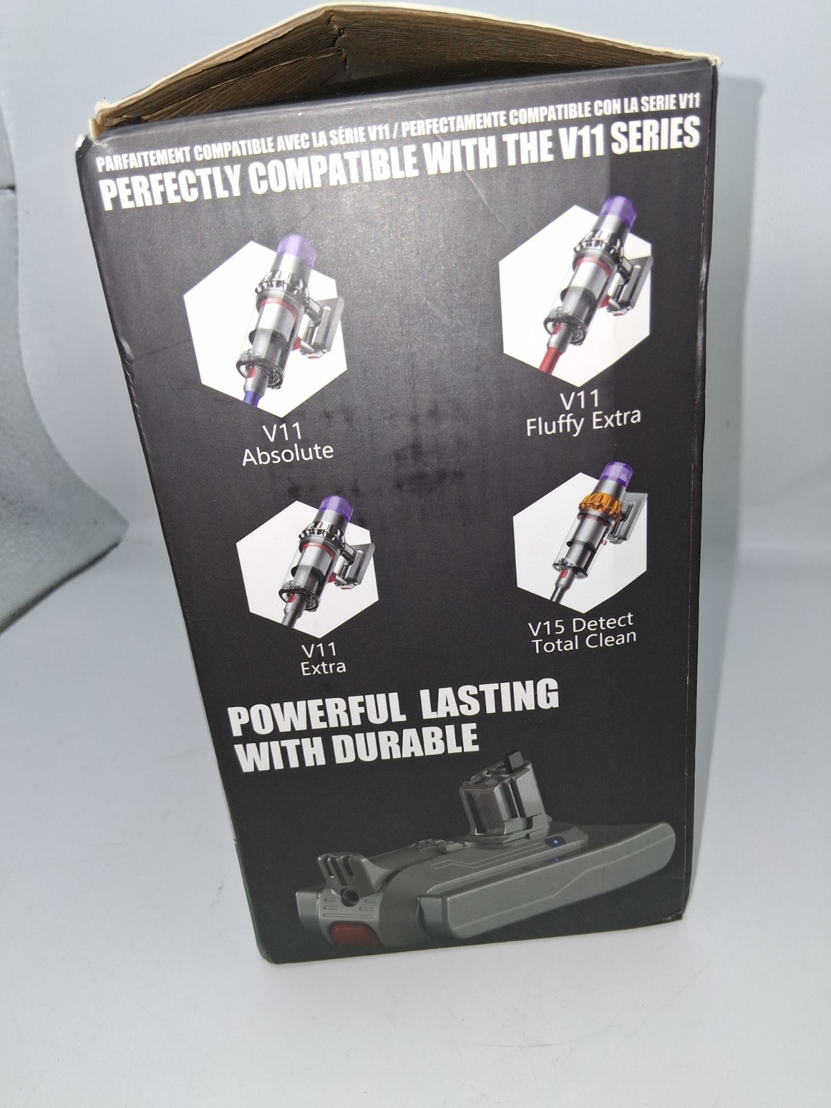 EGR 9000mAh V11 Battery Replacement Compatible with Dyson Clickin Installation