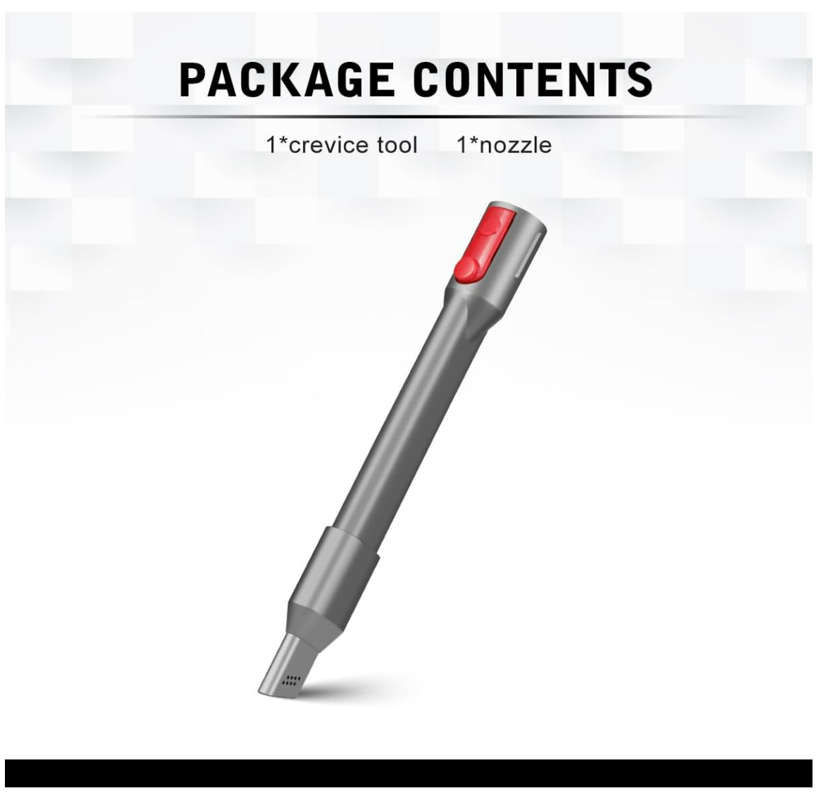 Crevice Tool for Dyson V15 V12 V11 V10 V8 V7 Gen5 G5, Narrow Nozzle for Crevices
