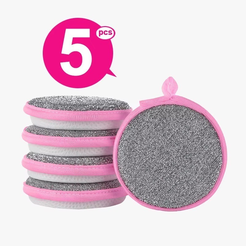 10Pcs Magic Scrub Sponge Double Sided Heavy Duty Dish Washing Kitchen Pad