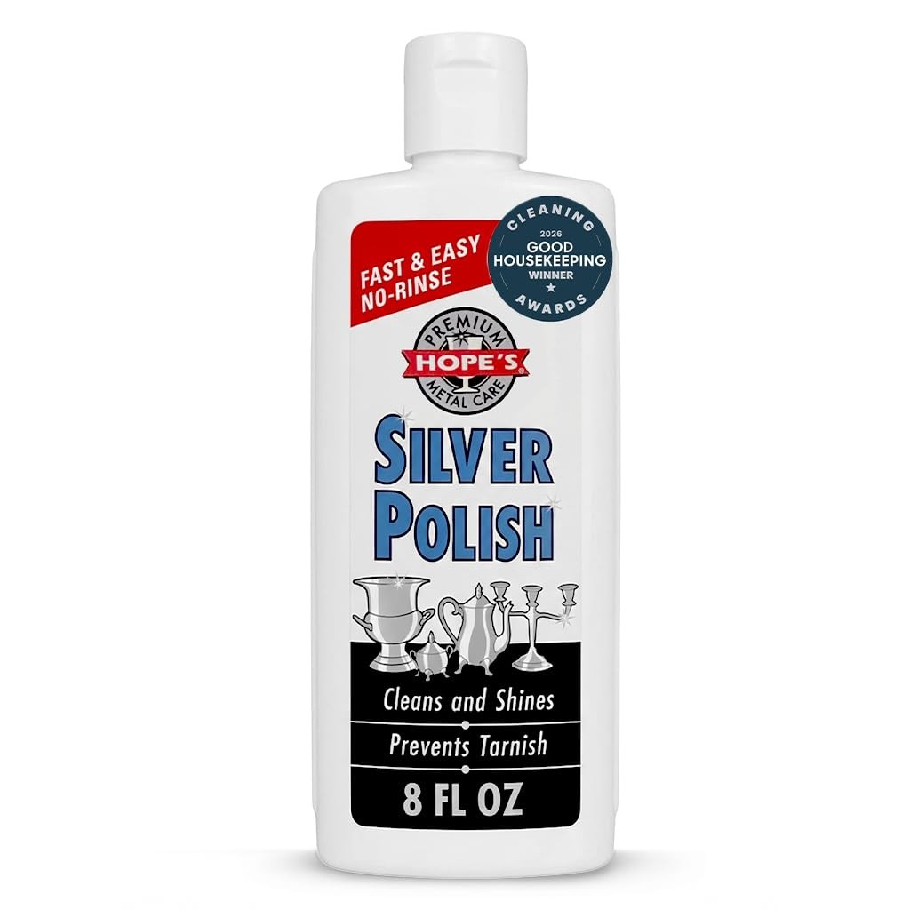 HOPE’S Silver Polish & Cleaner – Protective Tarnish Remover – Odorless –…