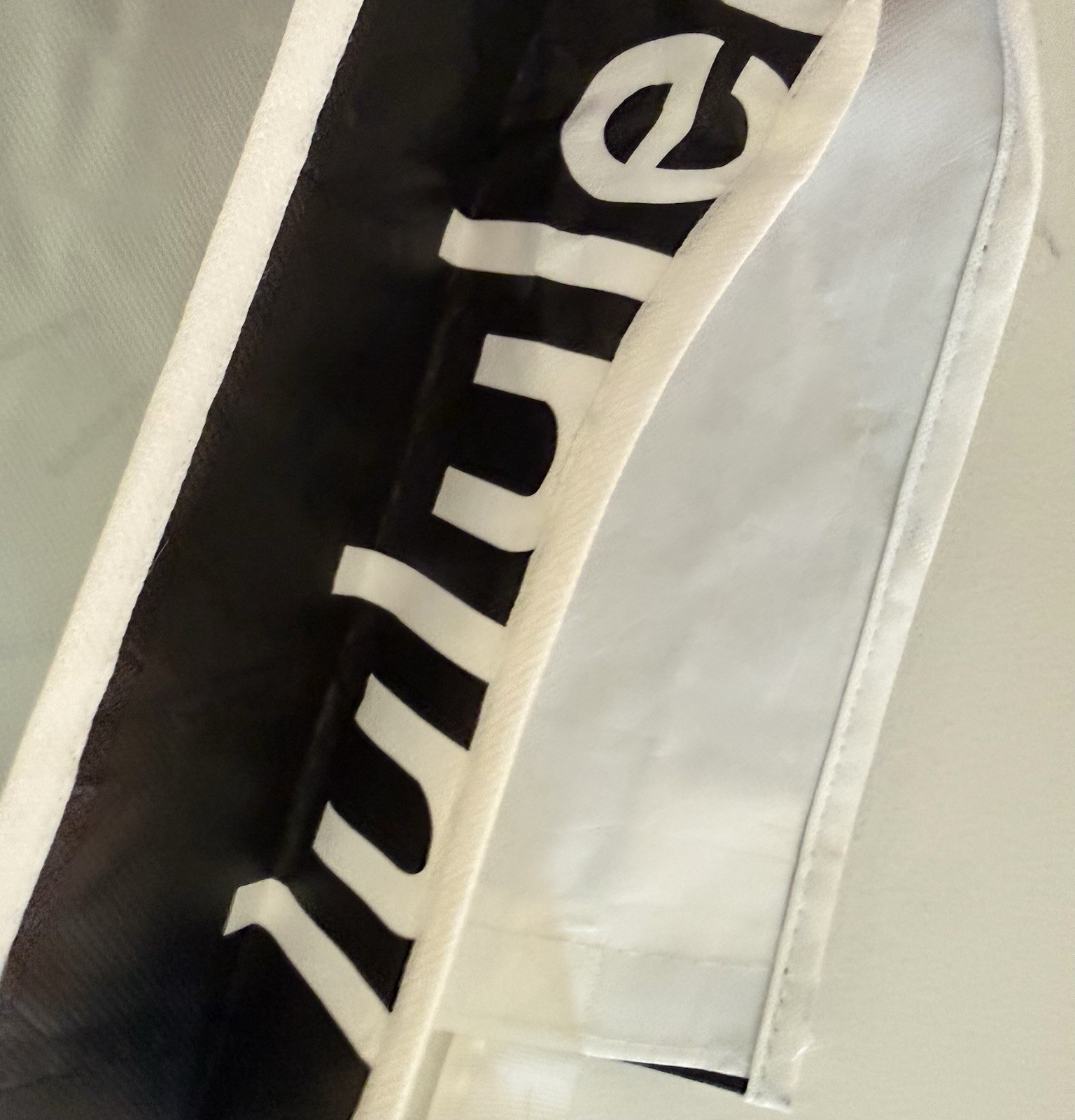 Lululemon Reusable Shopping Tote Bag Set Of 3 12”x9” Red, Silver Black And White