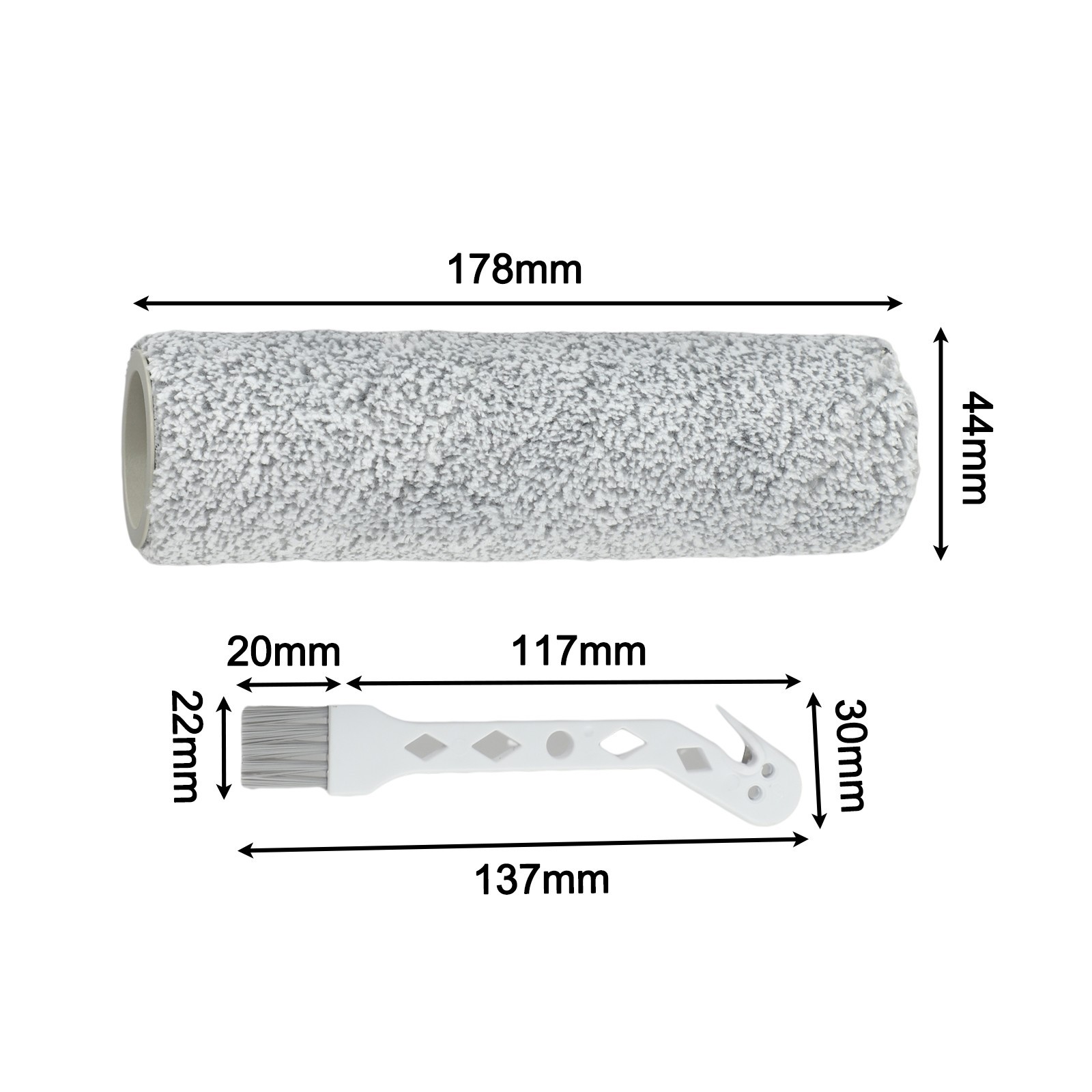 Replacement Rollers Deep Cleaning Technology Home Cleaning For DEEBOT X8 Series