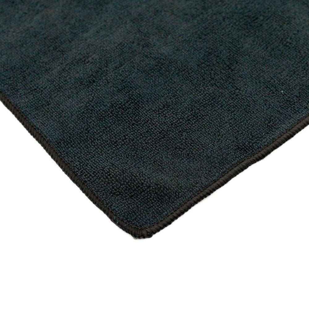The Rag Company 51414-TERRY-BLK 14×14 All-Purpose Microfiber Towel BLACK