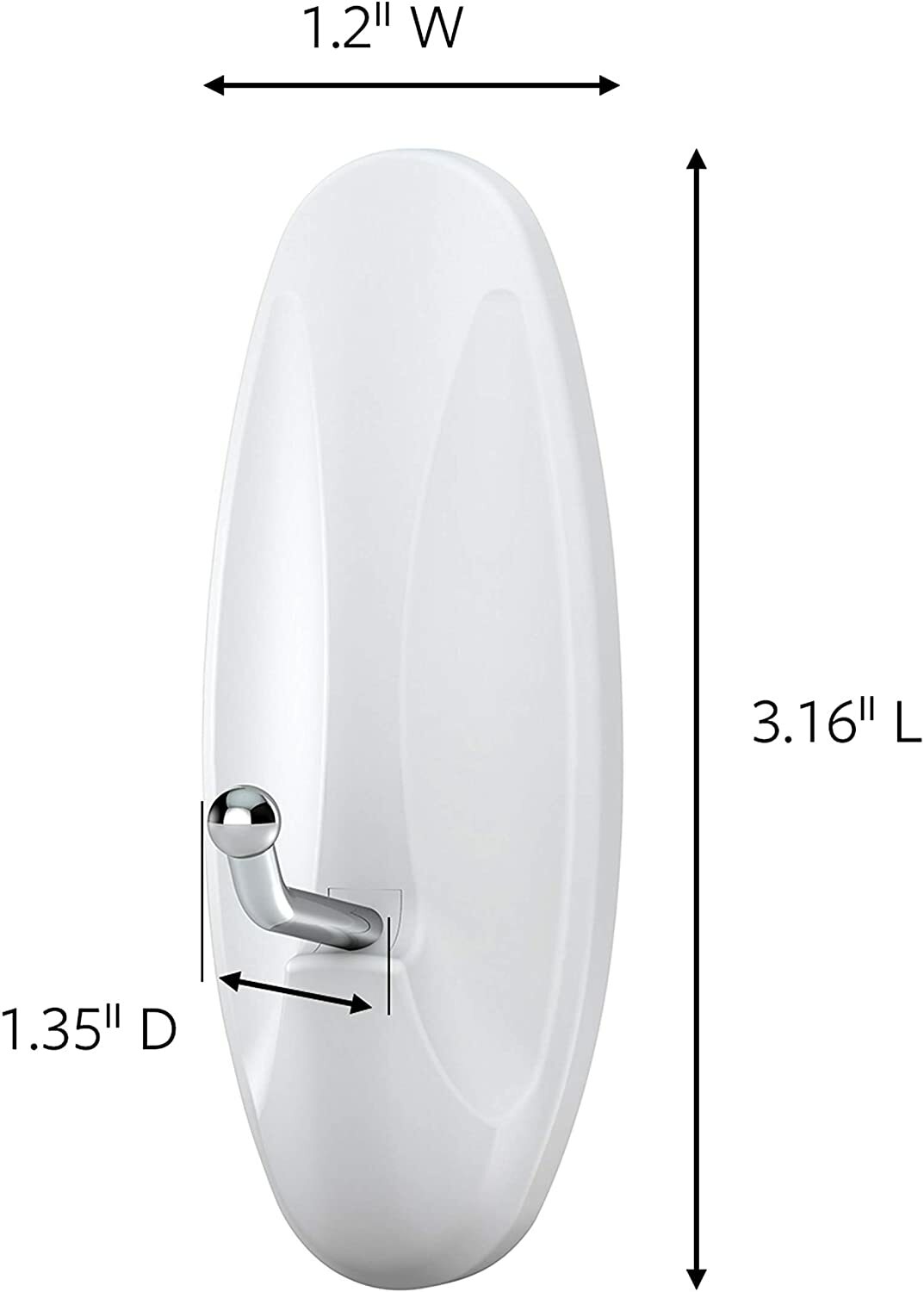 Command White Wire Hooks, General Purpose Organize Damage-Free Hanging Easy Use