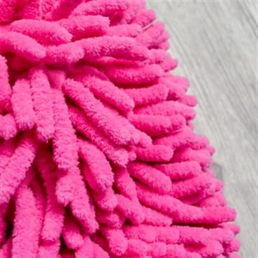 Pink Llama Cleaning Slippers – Cute Soft & Fuzzy Gift – One size fits all