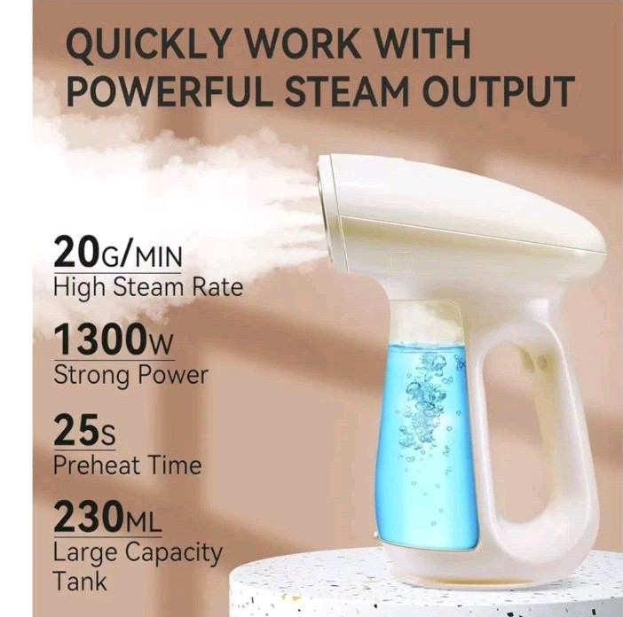 Bear Garment Steamer for Clothes Handheld 1300W Fast Heat-up
