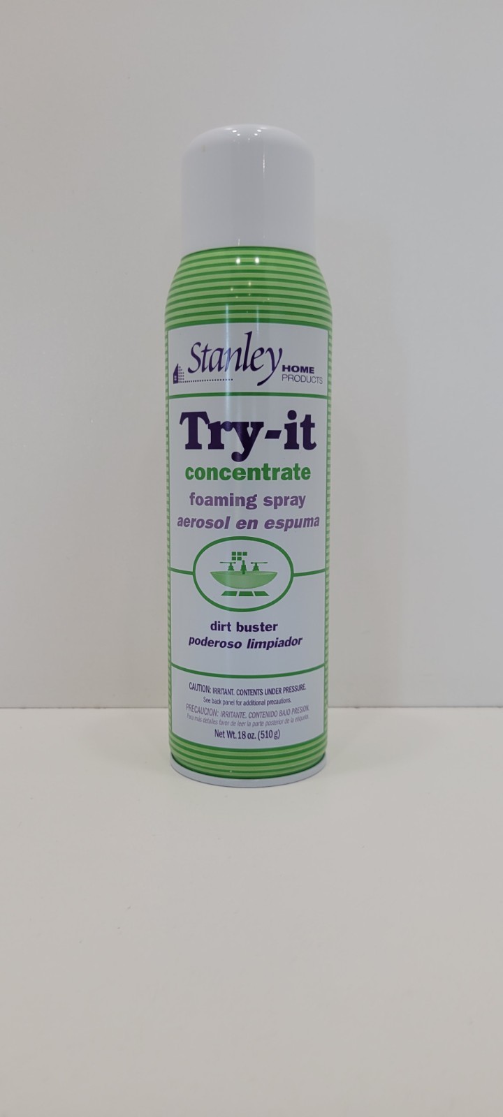 Stanley Home Products Try It Concentrate Foaming Spray Heavy Duty Cleaner 18 oz