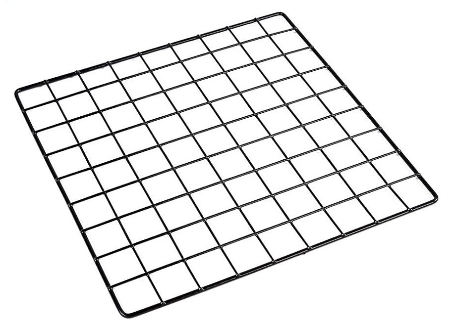 Set 10 Mini 14 x 14″ Black Wire Grid Storage Cube Closet Garage Organizer Panels