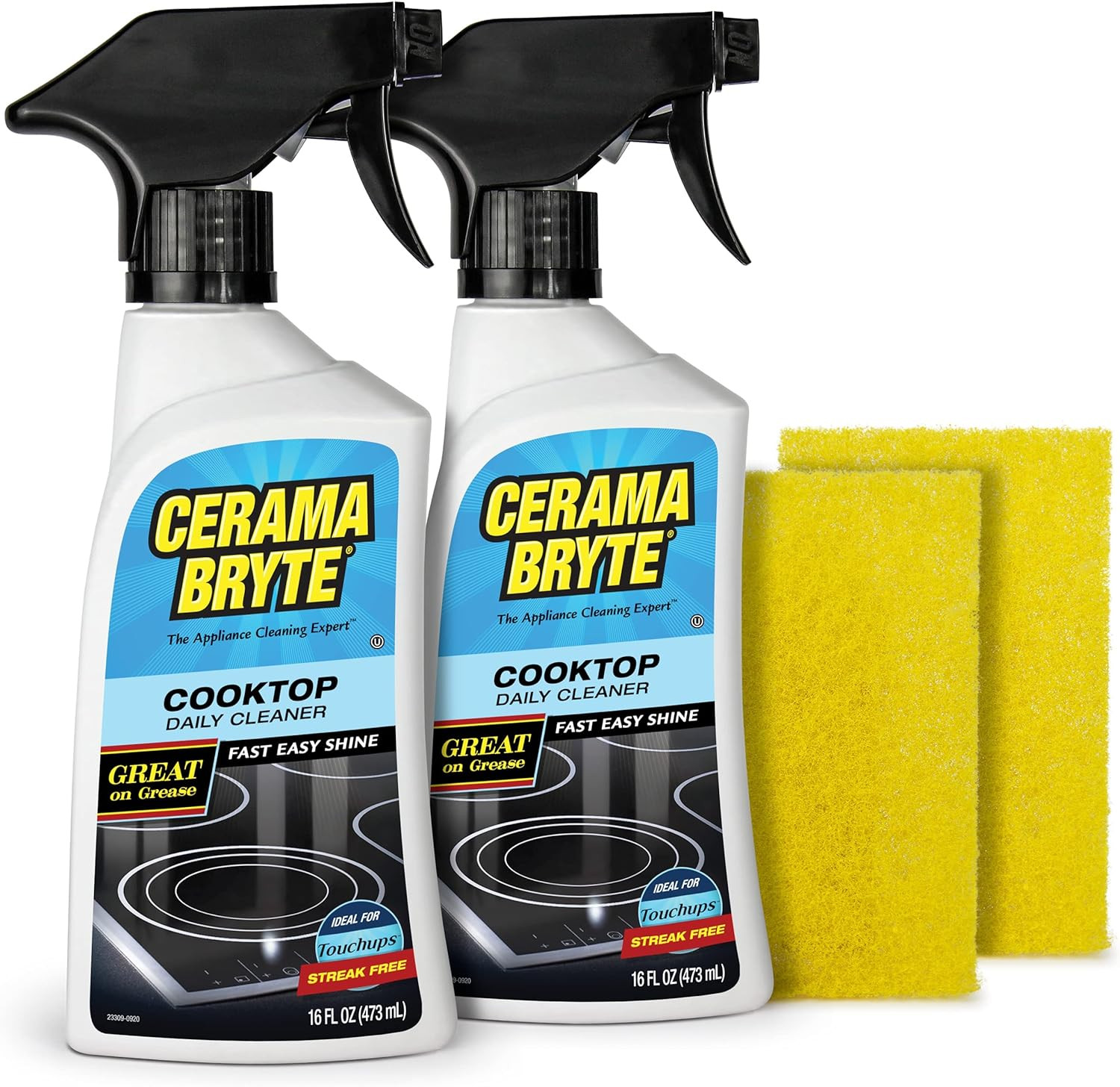 Daily Spray Cooktop and Stove Top Cleaner for Glass & Pads Combo Kit – Ceramic S
