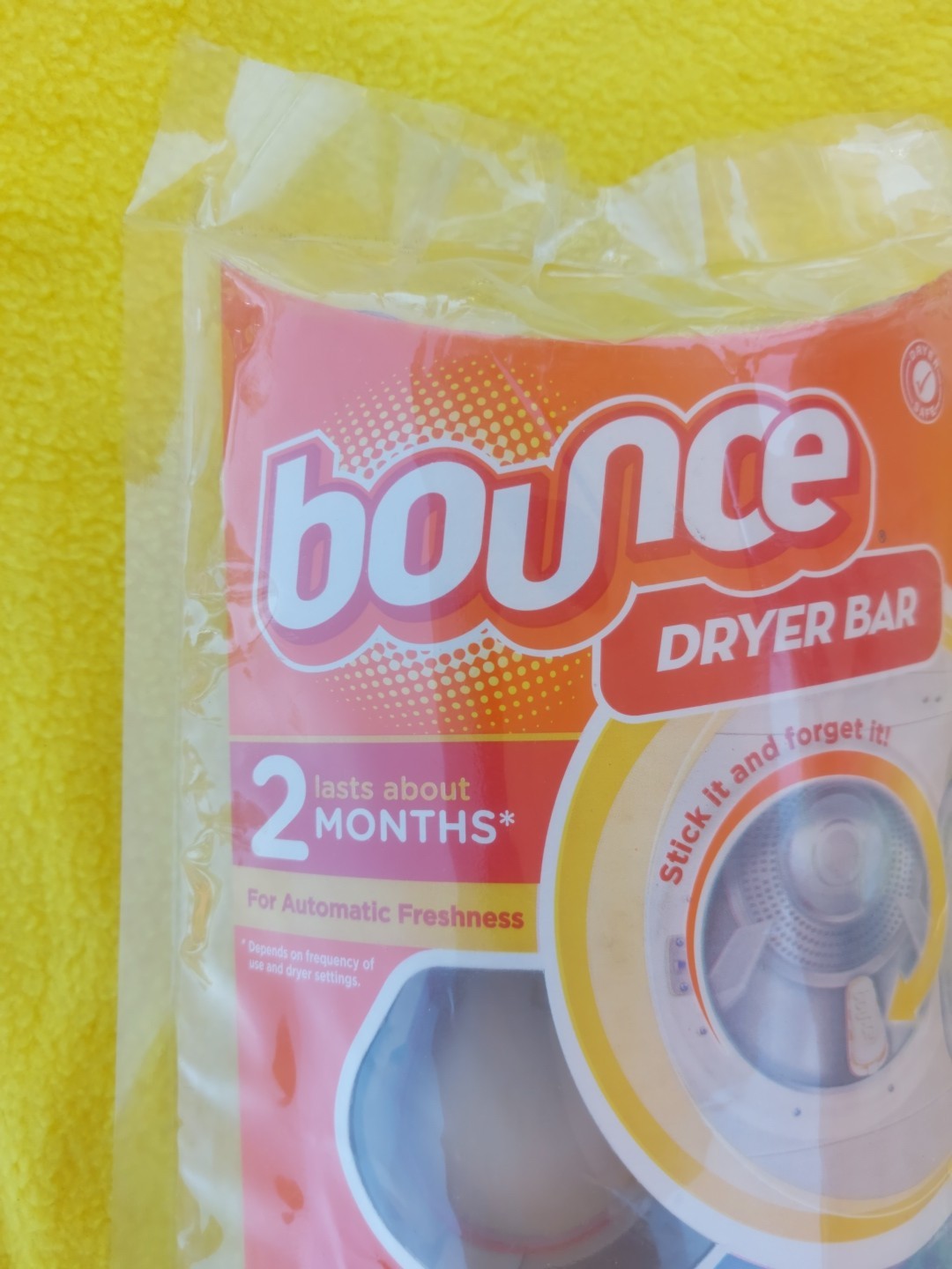 Bounce Dryer Bar 2 Month Outdoor Fresh Scent Fabric Softener NEW 1 Bar & Holder