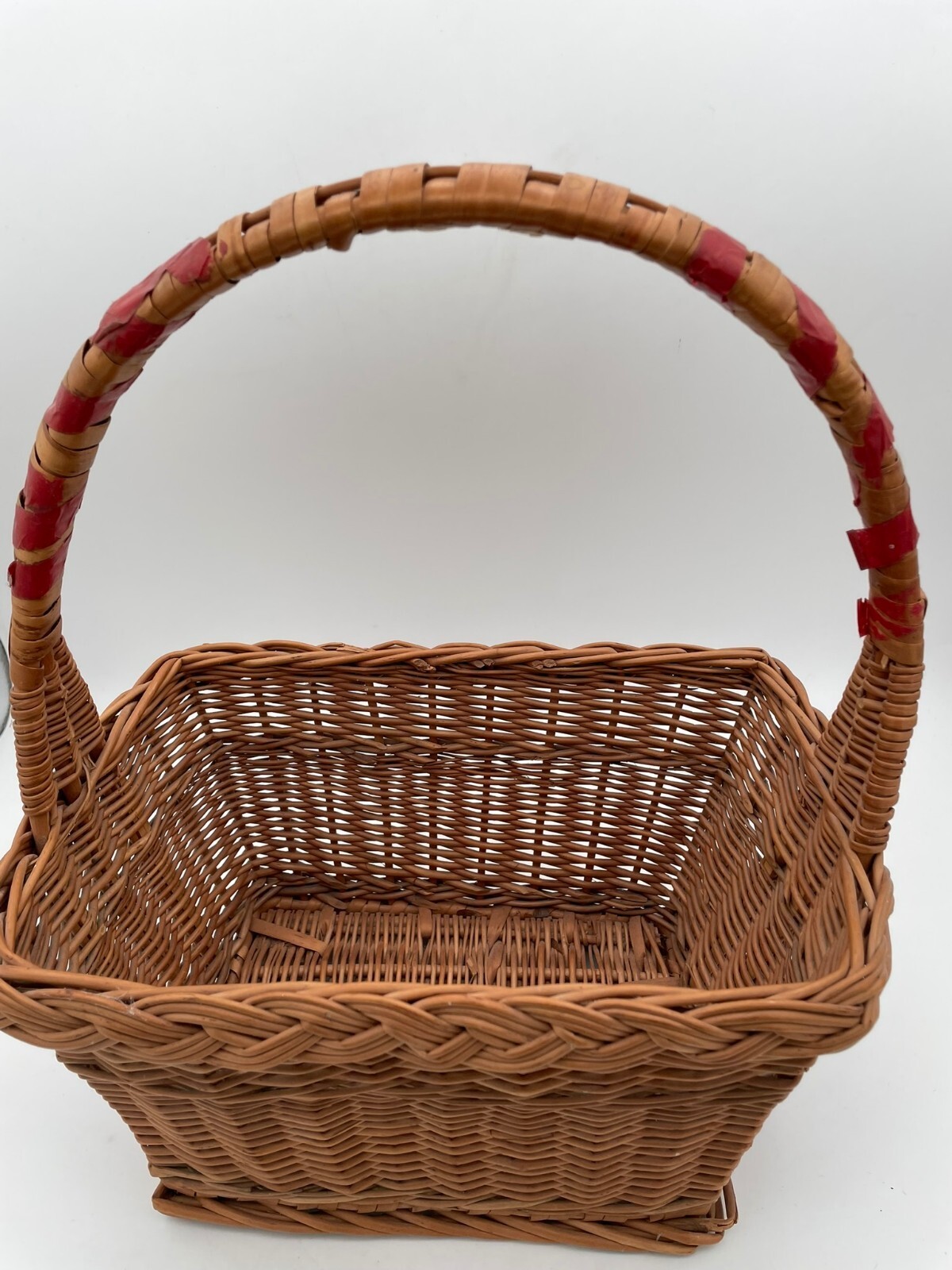 Vintage Wicker Basket-See Description!