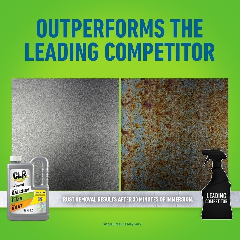 Calcium Lime Rust Remover Multi-Surface Cleaner EPA Safer Choice Non-Toxic 28oz