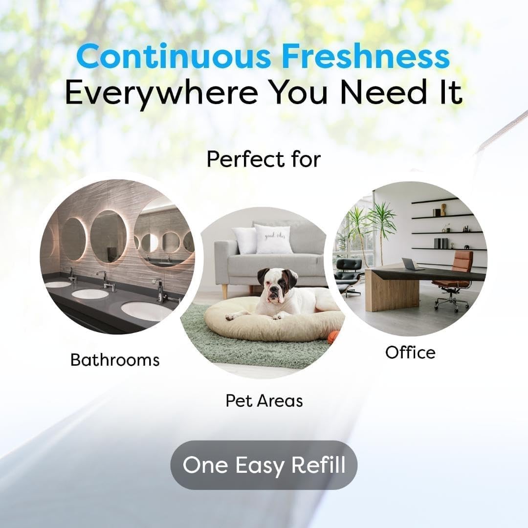 3 Wizard Automatic Spray Refills 5oz Freshly Folded Linen Air Freshener Refill