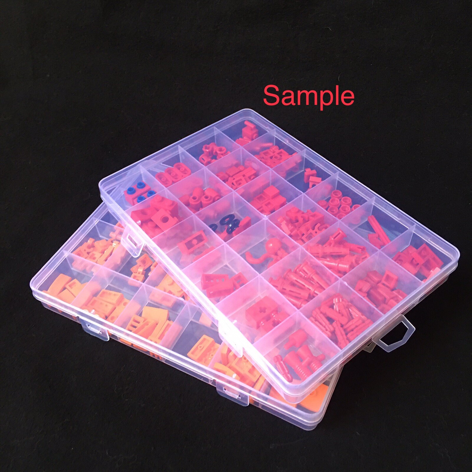 3pcs 28 Grids Organizer Plastic Box Storage Container For Lego Part Bx-239