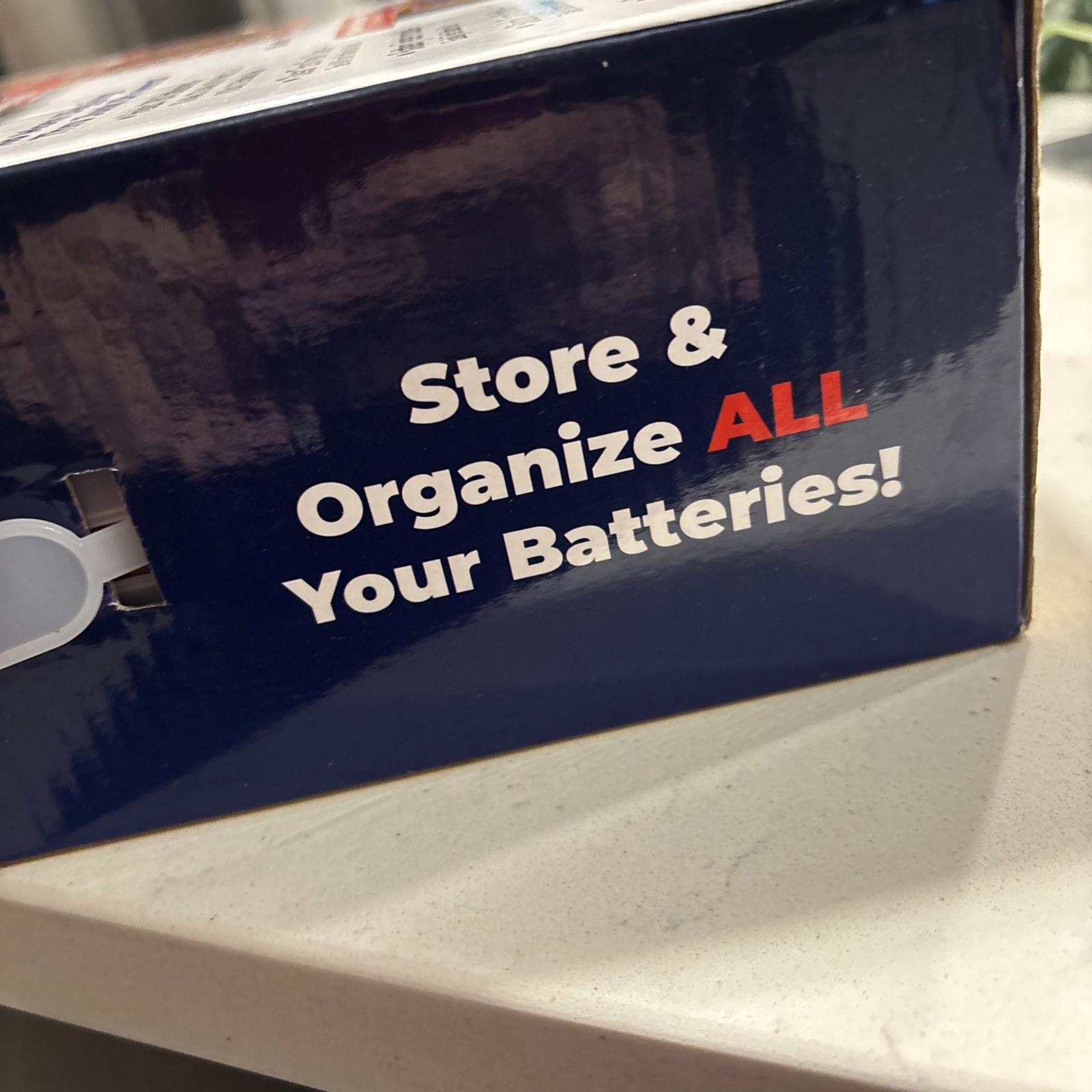 Ontel BADA-MP4 180 Batteries Battery Storage Box Never Used Open Box