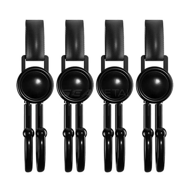 4pcs Universal Car Seat Back Hooks – Interior Hanging Storage Hooks for Bags