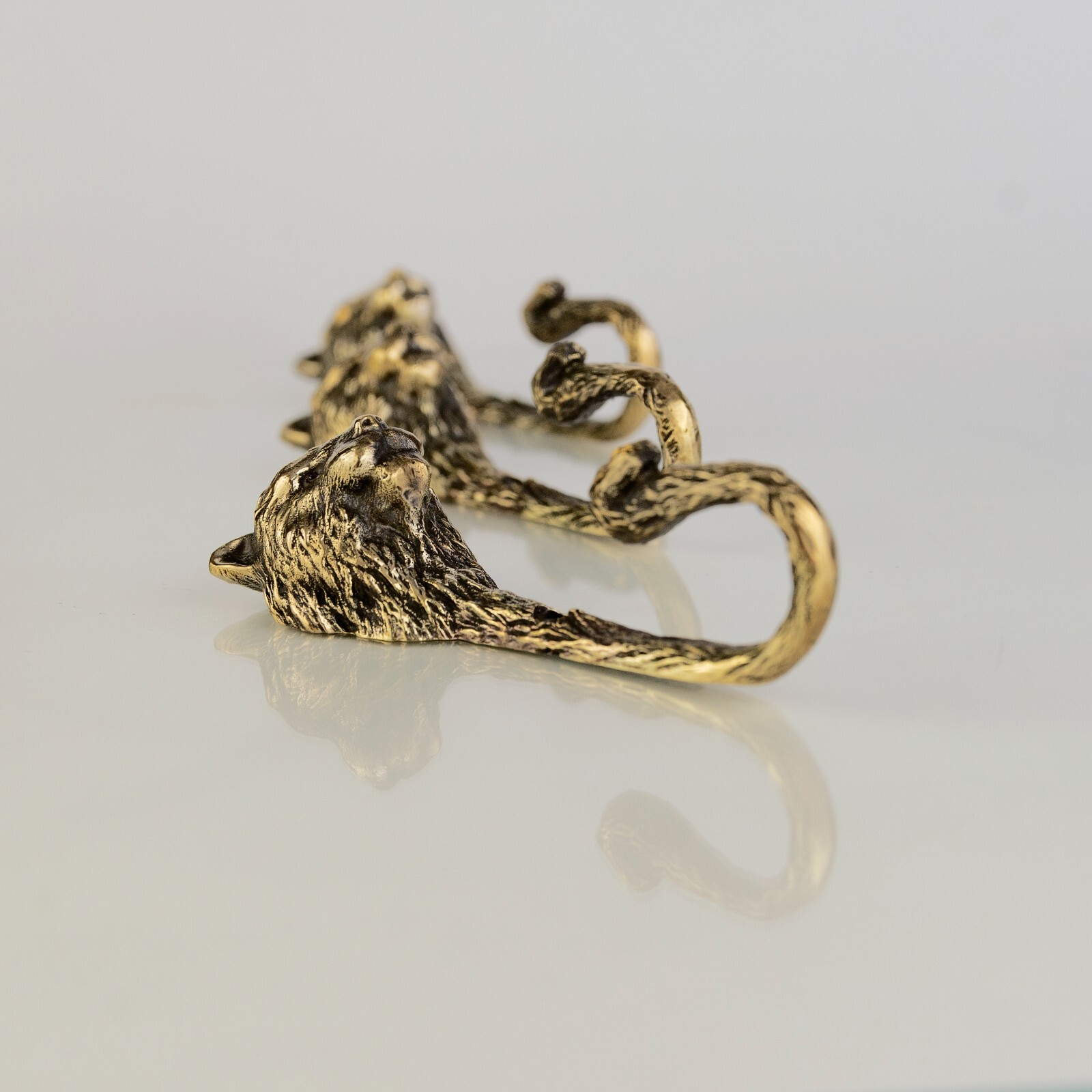 Tiger Wall Hook, Coat Hook, Strong Brass Tiger Head Hook, Bathroom Hook.