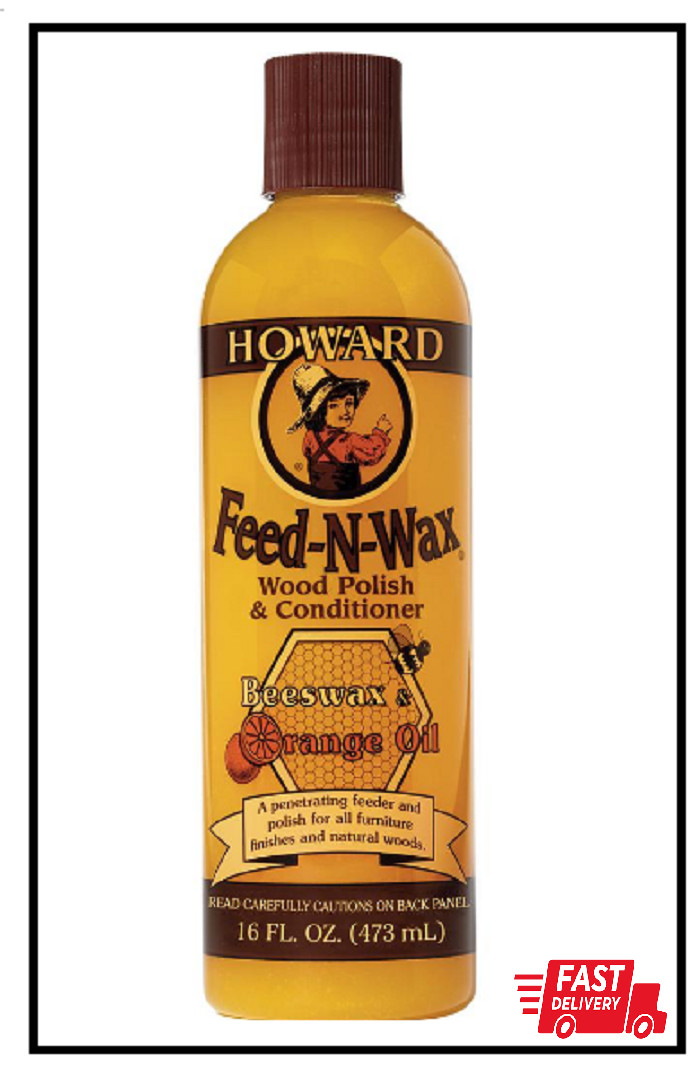 Howard Feed-N-Wax Wood Polish and Conditioner 16-Ounce