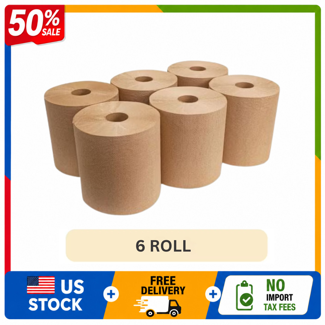 Morcon Morsoft Universal Roll Towels 8″ x 800 ft Brown 6 Rolls Carton