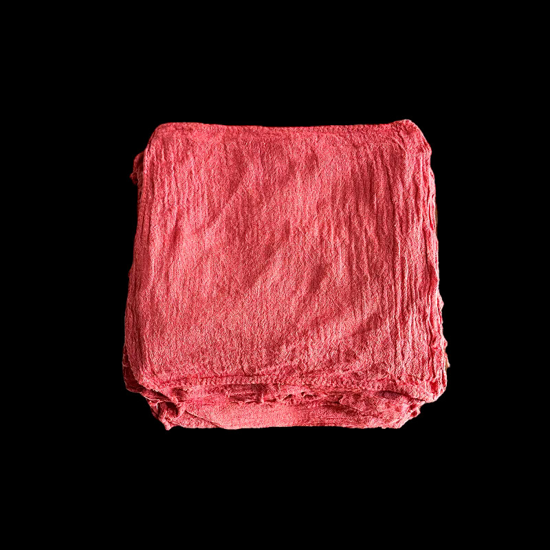 50 Pcs Red Shop Towels Jumbo 15×15 Cleaning Rags, A-Grade & Free Shipping