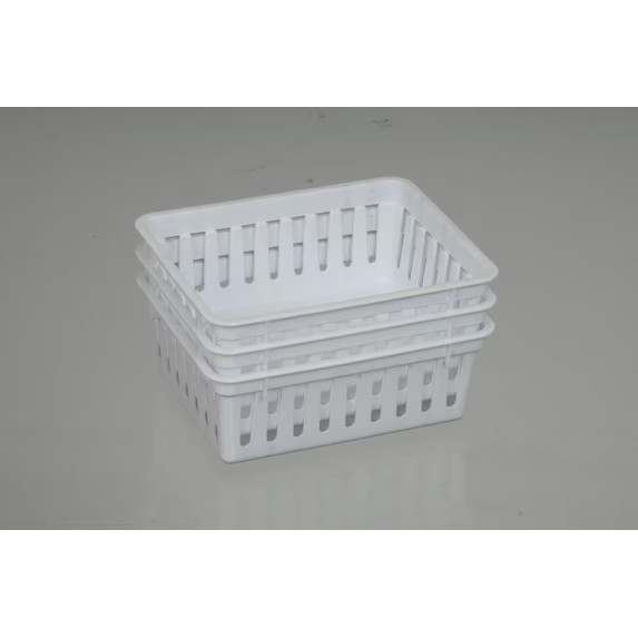 Mainstays 3-Pack Square Mini Plastic Storage Tray Organizers, Stackable Drawer O