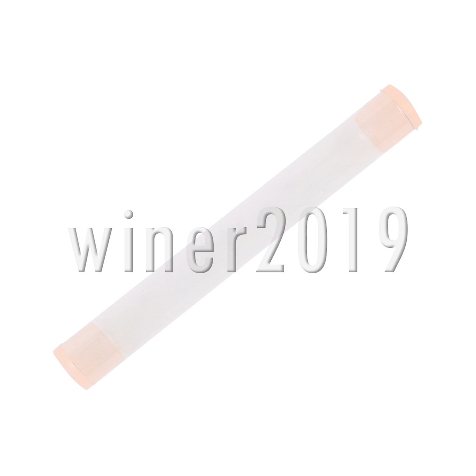 3x Plastic Sewing Storage Tube 1.2x10cm for Beads Needles Crochets Knits