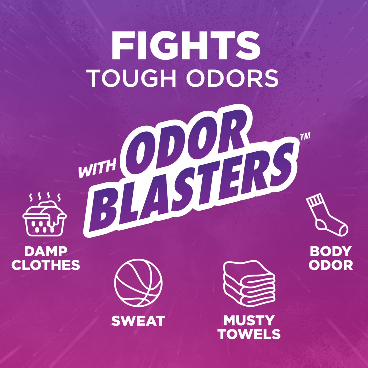 6 Pack ARM & HAMMER Odor Blasters In Wash Scent Booster Fresh Burst 45 oz