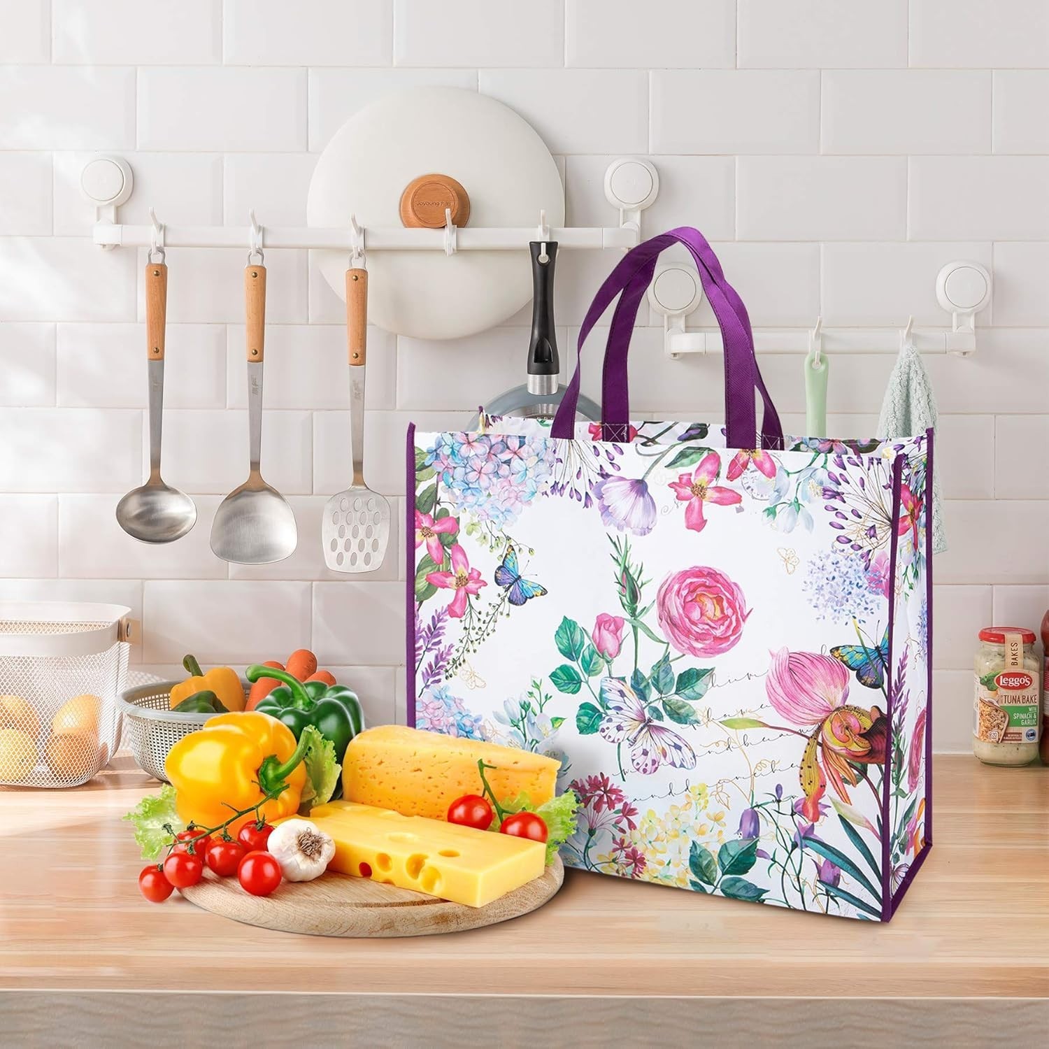 Reusable Grocery Shopping Bags Extremely Durable Multi Use Large Stylish Fun …