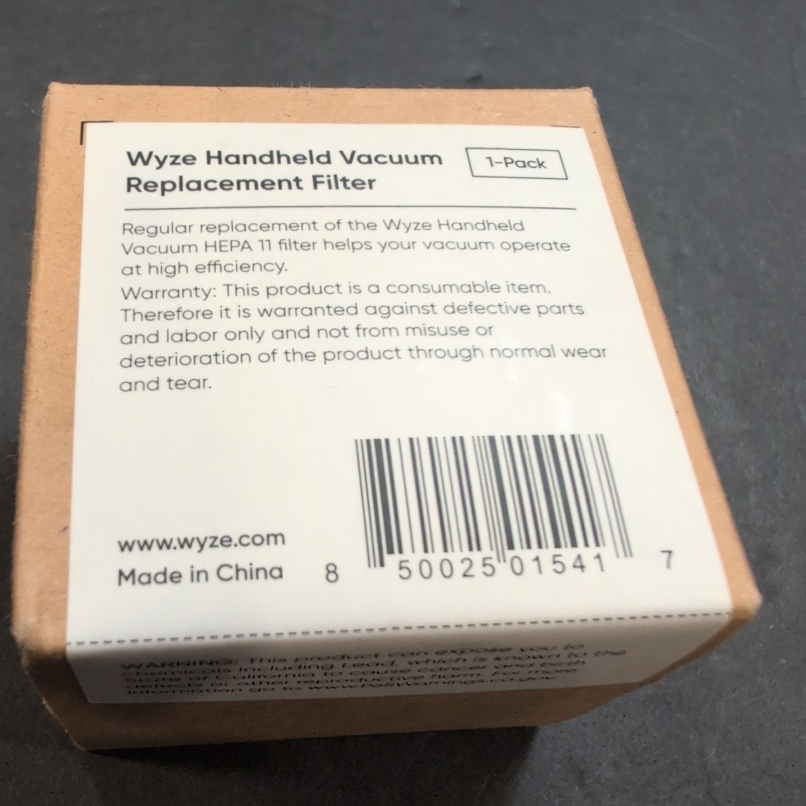 Replacement HEPA Filter For Wyze Handheld Vacuum GENUINE