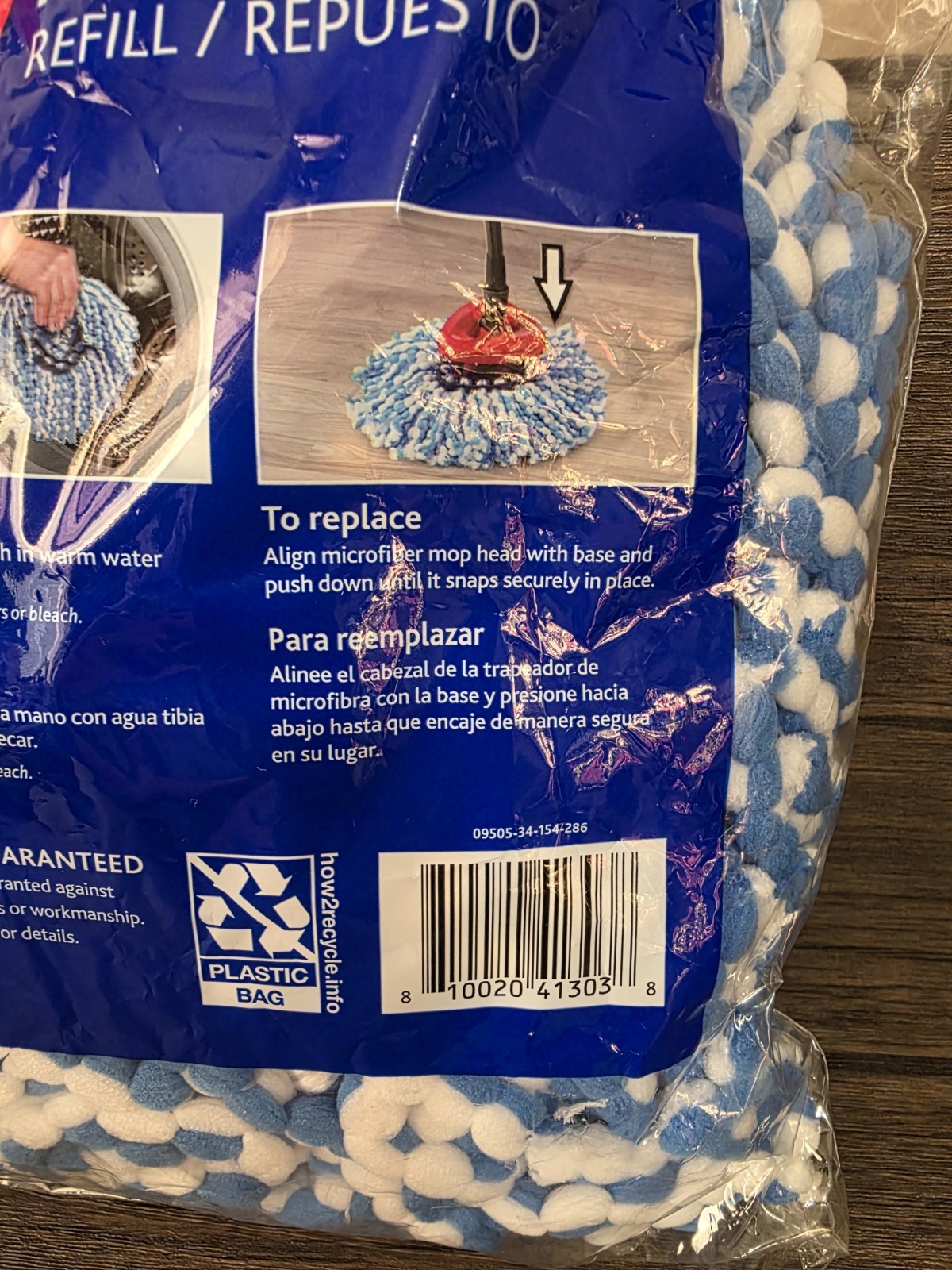 O-Cedar Easy Wring Rinse Clean Spin Mop Head Replacement 2-Tank System