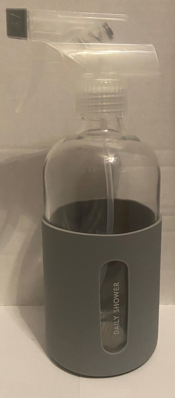 **NEW**Grove Collaborative POLISHED GRAY Reusable Glass Cleaning Bottle-16 FL OZ