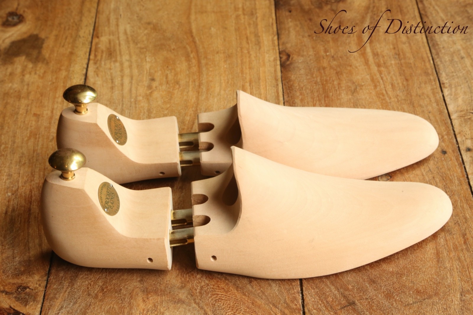 Crockett & Jones Wooden Shoe Trees Stretchers Shoes Size Medium UK 7 US 8