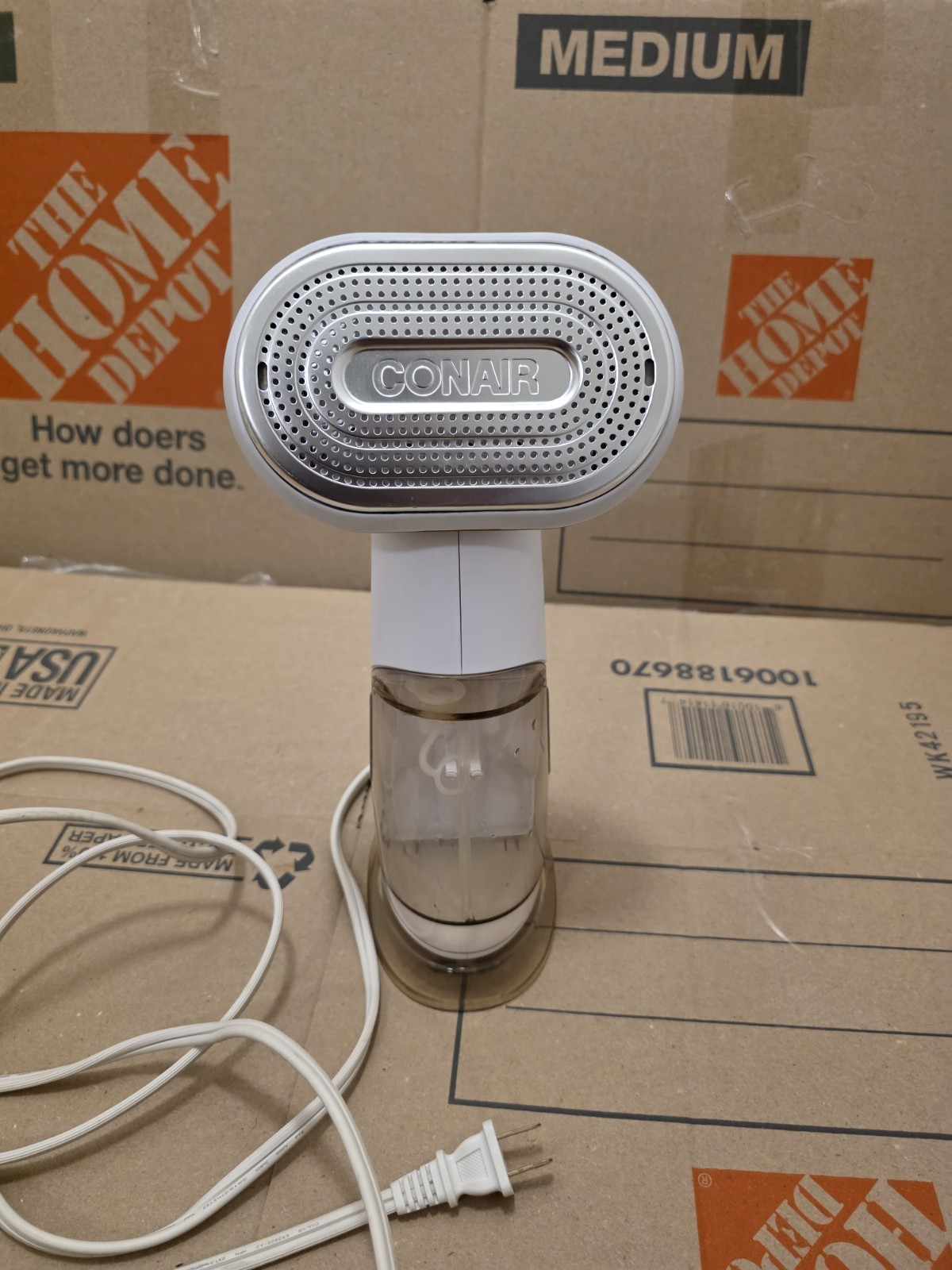Conair Hand-Held 2-in-1 Turbo ExtremeSteam Garment Steamer, Steam and Iron A41