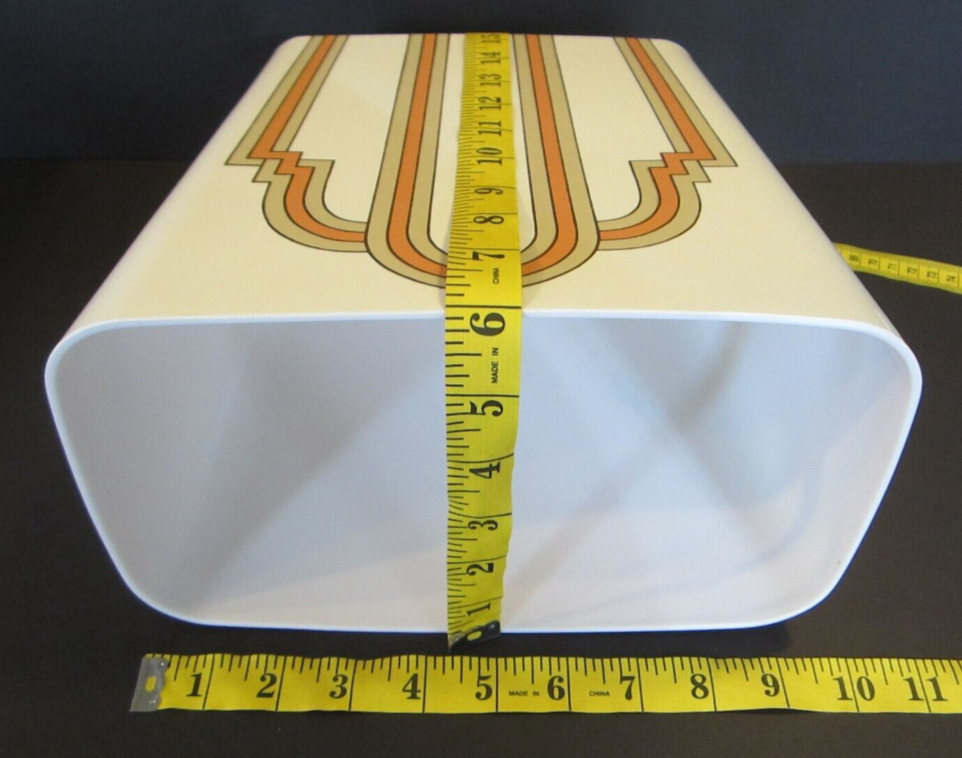 Art Deco Nouveau Garbage Bin Trash Can McGregor Bath Fashion Wastebasket Vintage