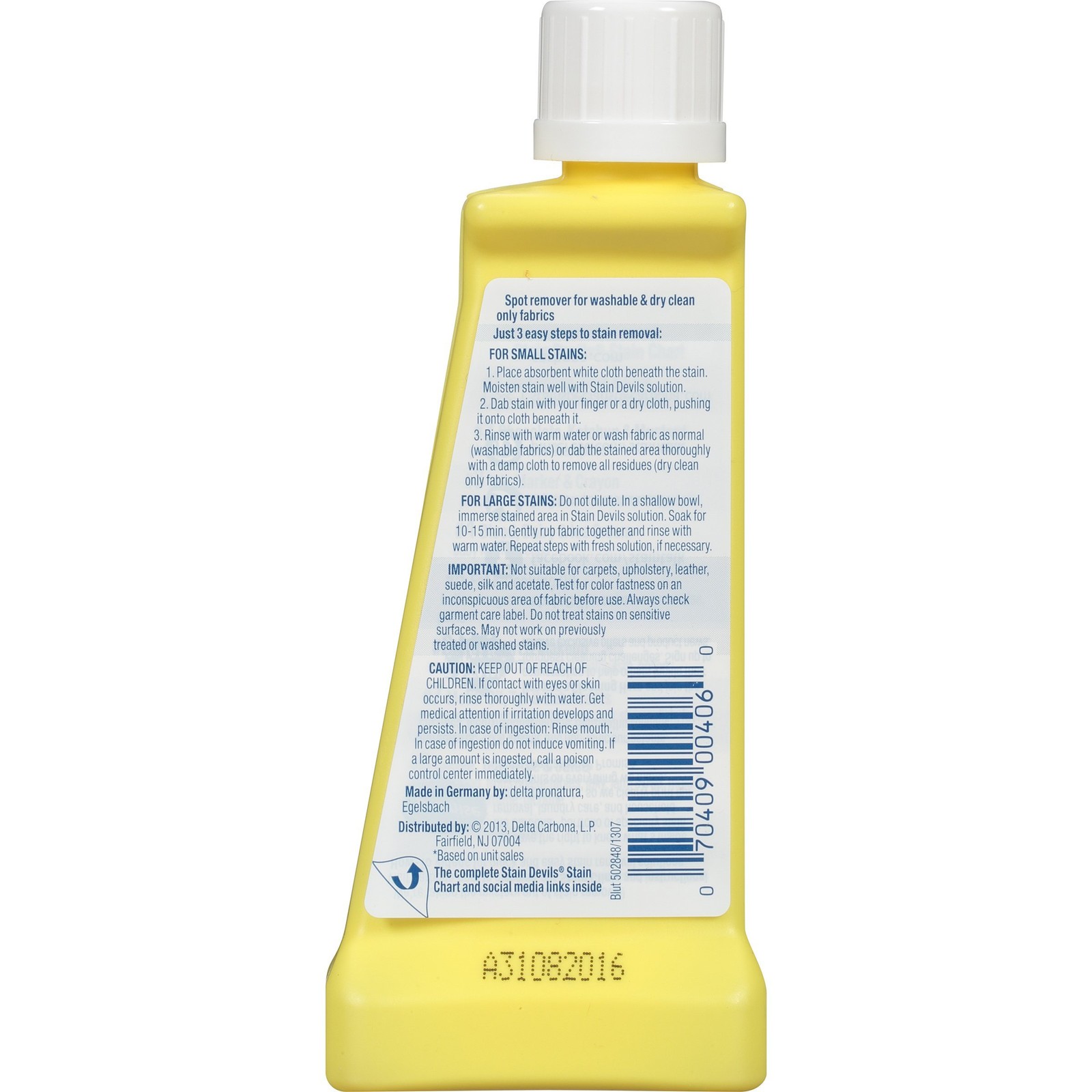Carbona 406/24 Stain Devils Blood, Dairy and Ice Cream, 1.7 Fl Oz (Pack of 1)